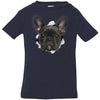 Black Frenchie Infant Jersey T-Shirt