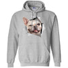 Winking Frenchie Pullover Hoodie