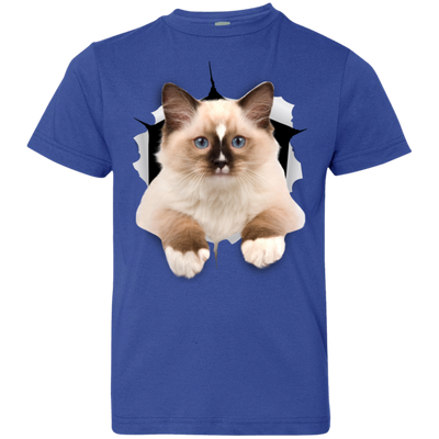 Brown Ragdoll Youth Jersey T-Shirt
