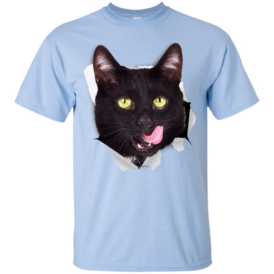 Black Cat Licking Ultra Cotton T-Shirt