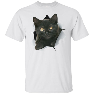 Black Kitten Youth Cotton T-Shirt