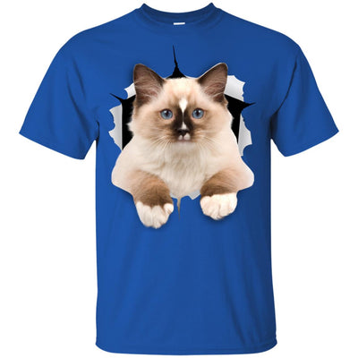 Brown Ragdoll Cat Youth Cotton T-Shirt