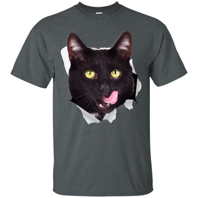 Black Cat Licking Ultra Cotton T-Shirt