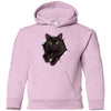 Black Cat Youth Pullover Hoodie