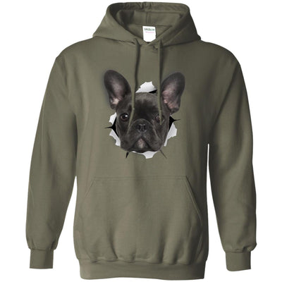 Black Frenchie Pullover Hoodie