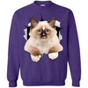 Brown Ragdoll Cat Crewneck Pullover Sweatshirt