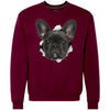 Black Frenchie Heavyweight Crewneck Sweatshirt