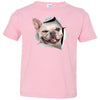 Winking Frenchie Toddler Jersey T-Shirt