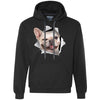 Winking Frenchie Heavyweight Pullover Fleece Hoodie