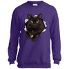 Black Cat Youth Crewneck Sweatshirt