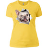 Winking Frenchie Ladies' T-Shirt
