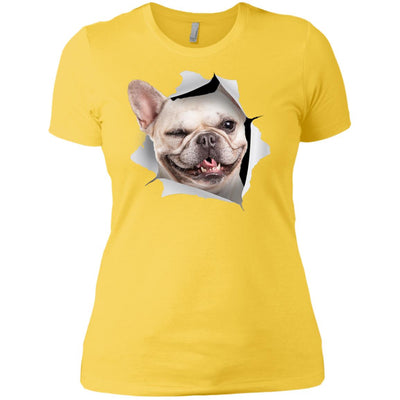 Winking Frenchie Ladies' T-Shirt