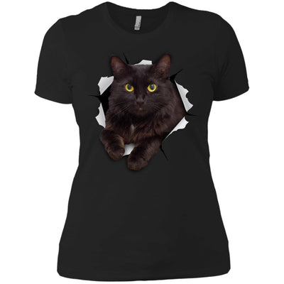 Black Cat Ladies' T-Shirt