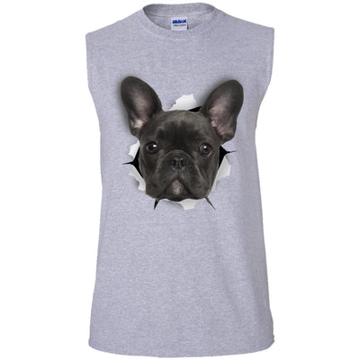 Black Frenchie Men's Ultra Cotton Sleeveless T-Shirt