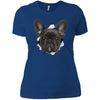 Black Frenchie Ladies' T-Shirt