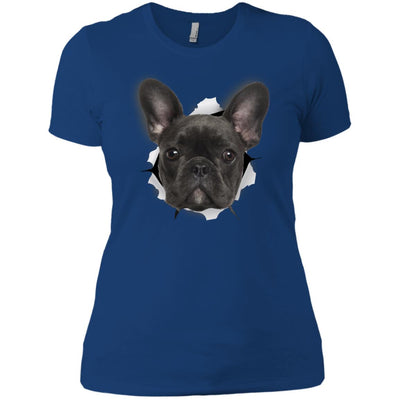 Black Frenchie Ladies' T-Shirt