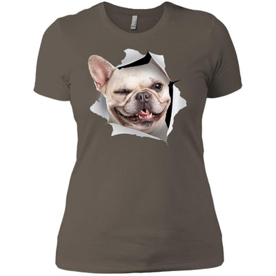 Winking Frenchie Ladies' T-Shirt
