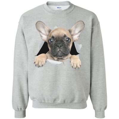 French Bulldog Pup Crewneck Pullover Sweatshirt