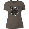 Black Frenchie Ladies' T-Shirt
