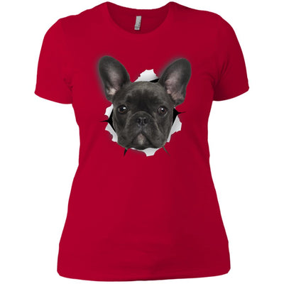 Black Frenchie Ladies' T-Shirt