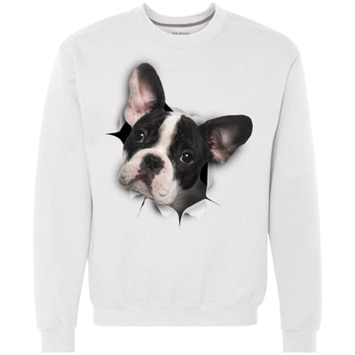 Black & White Frenchie Heavyweight Crewneck Sweatshirt
