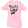 Grey Cat Laughing Infant Jersey T-Shirt