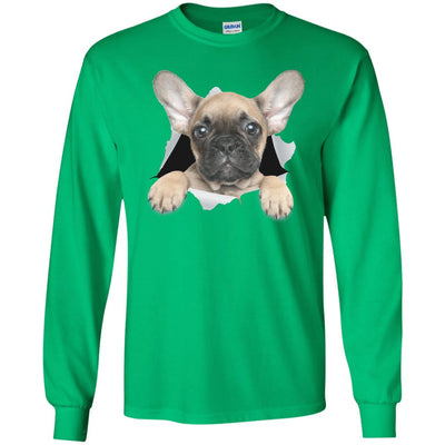 French Bulldog Pup Long Sleeve Ultra Cotton T-Shirt