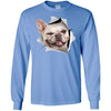Winking Frenchie Long Sleeve Ultra Cotton T-Shirt