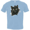 Black Kitten Toddler Jersey T-Shirt