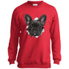 Black Frenchie Youth Crewneck Sweatshirt