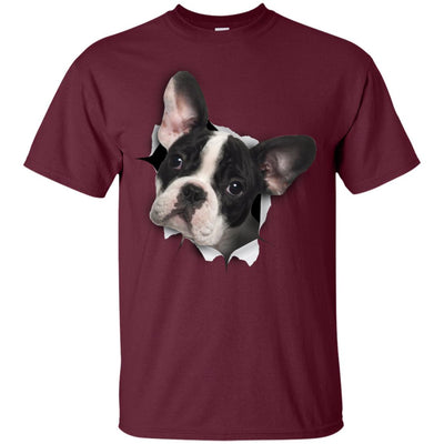 Black & White Frenchie Youth Cotton T-Shirt