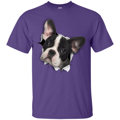Black & White Frenchie Youth Cotton T-Shirt