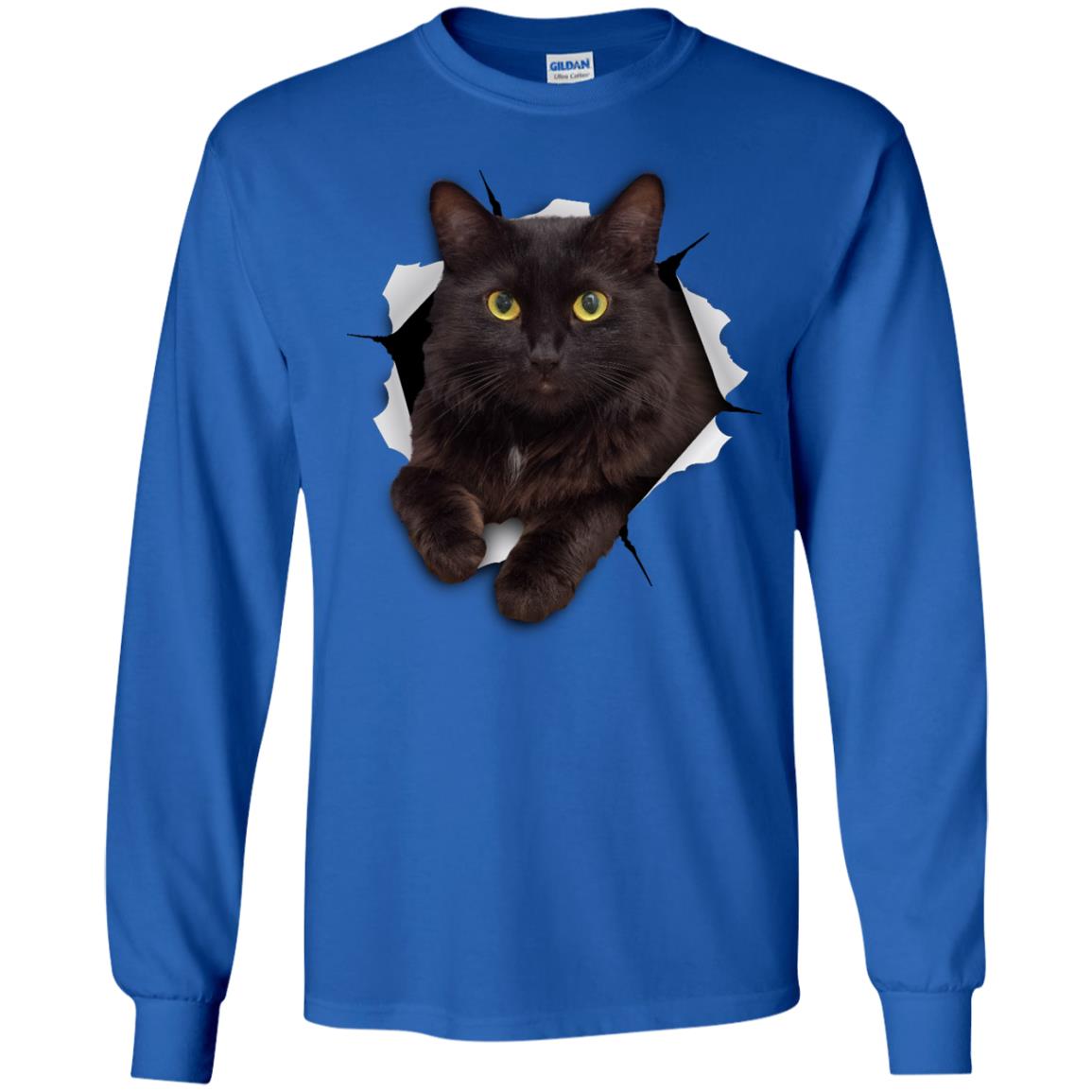 Black Cat Long Sleeve Ultra Cotton T-Shirt