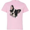 Black & White Frenchie Youth Jersey T-Shirt
