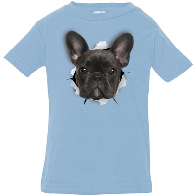Black Frenchie Infant Jersey T-Shirt