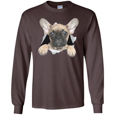 French Bulldog Pup Long Sleeve Ultra Cotton T-Shirt