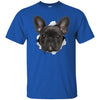 Black Frenchie Youth Cotton T-Shirt