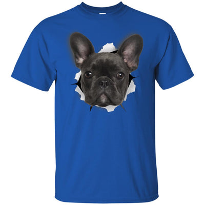 Black Frenchie Youth Cotton T-Shirt
