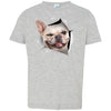 Winking Frenchie Toddler Jersey T-Shirt