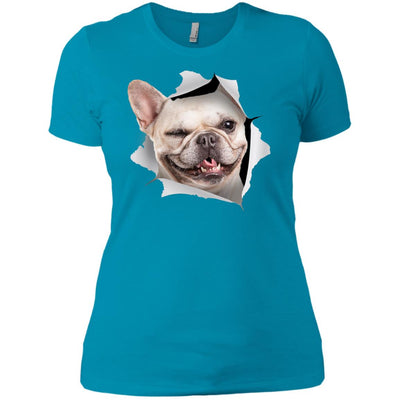 Winking Frenchie Ladies' T-Shirt