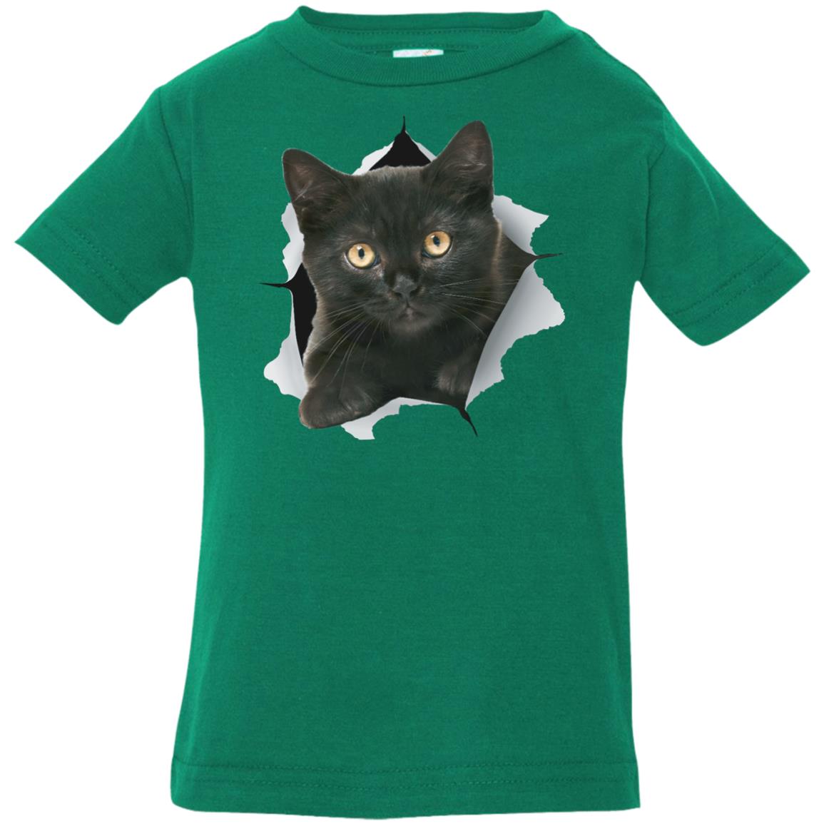 Black Kitten Infant Jersey T-Shirt