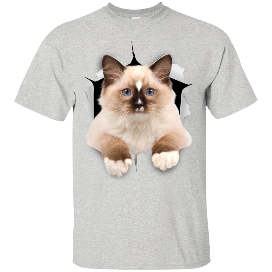 Brown Ragdoll Cat Ultra Cotton T-Shirt