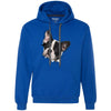 Black & White Frenchie Heavyweight Pullover Fleece Hoodie