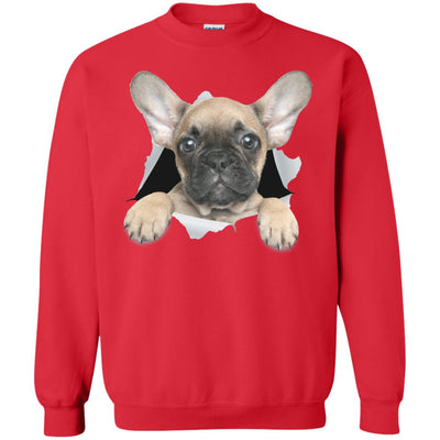 French Bulldog Pup Crewneck Pullover Sweatshirt