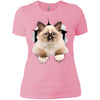 Brown Ragdoll Cat Ladies' T-Shirt