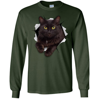 Black Cat Long Sleeve Ultra Cotton T-Shirt