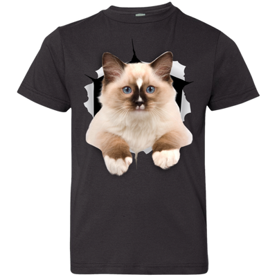 Brown Ragdoll Youth Jersey T-Shirt