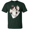 Black & White Reaching Cat Ultra Cotton T-Shirt