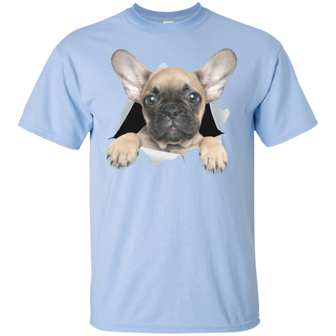 French Bulldog Pup Youth Cotton T-Shirt