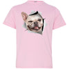 Winking Frenchie Youth Jersey T-Shirt